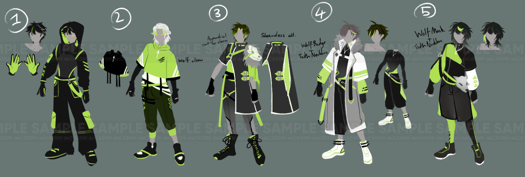 Sutonaku Persona Design Concepts