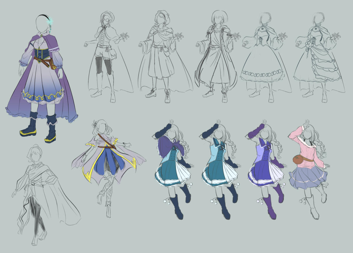 Atelier Inspired OC Design Concepts